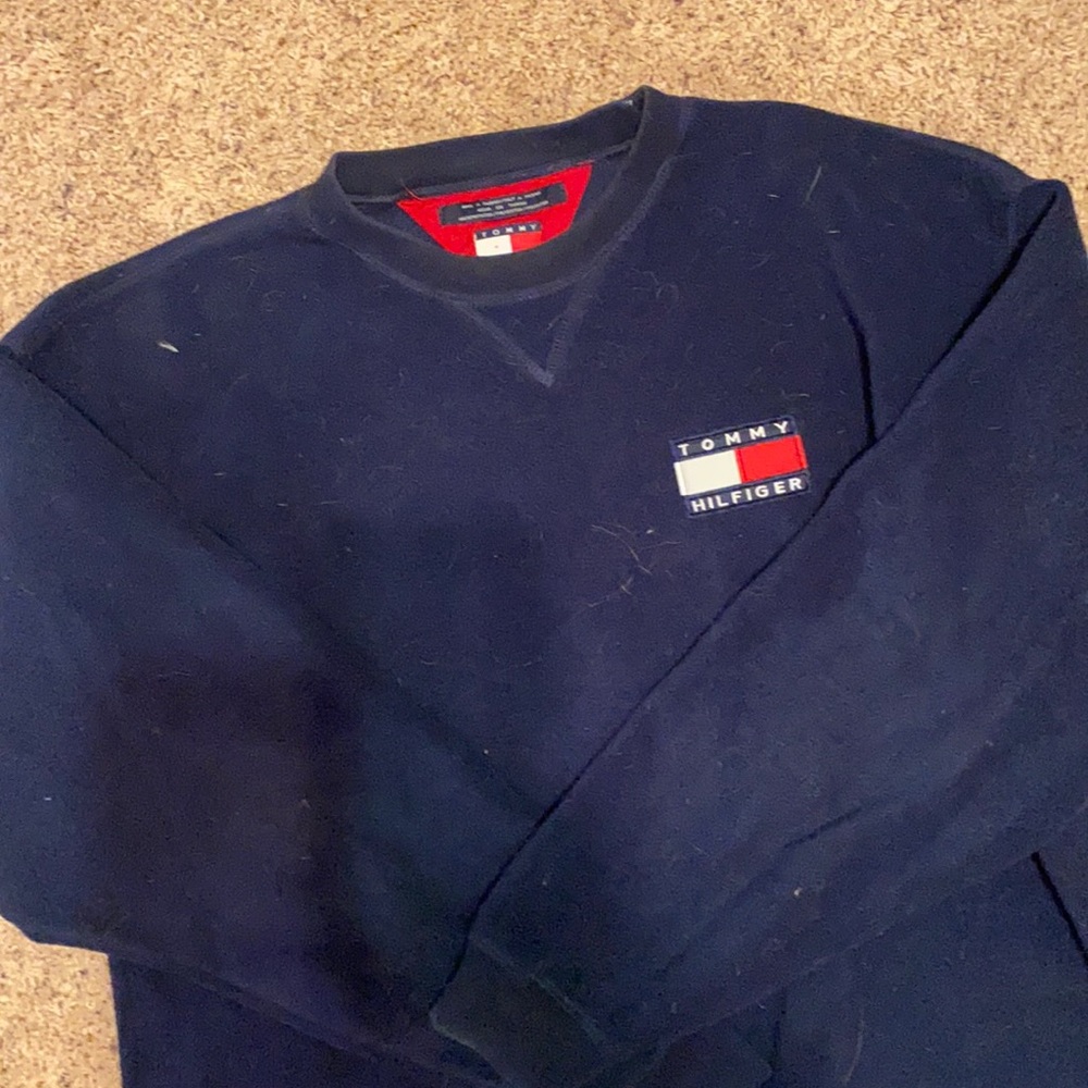 Vintage Tommy Hilfiger fleece oversized sweatshirt